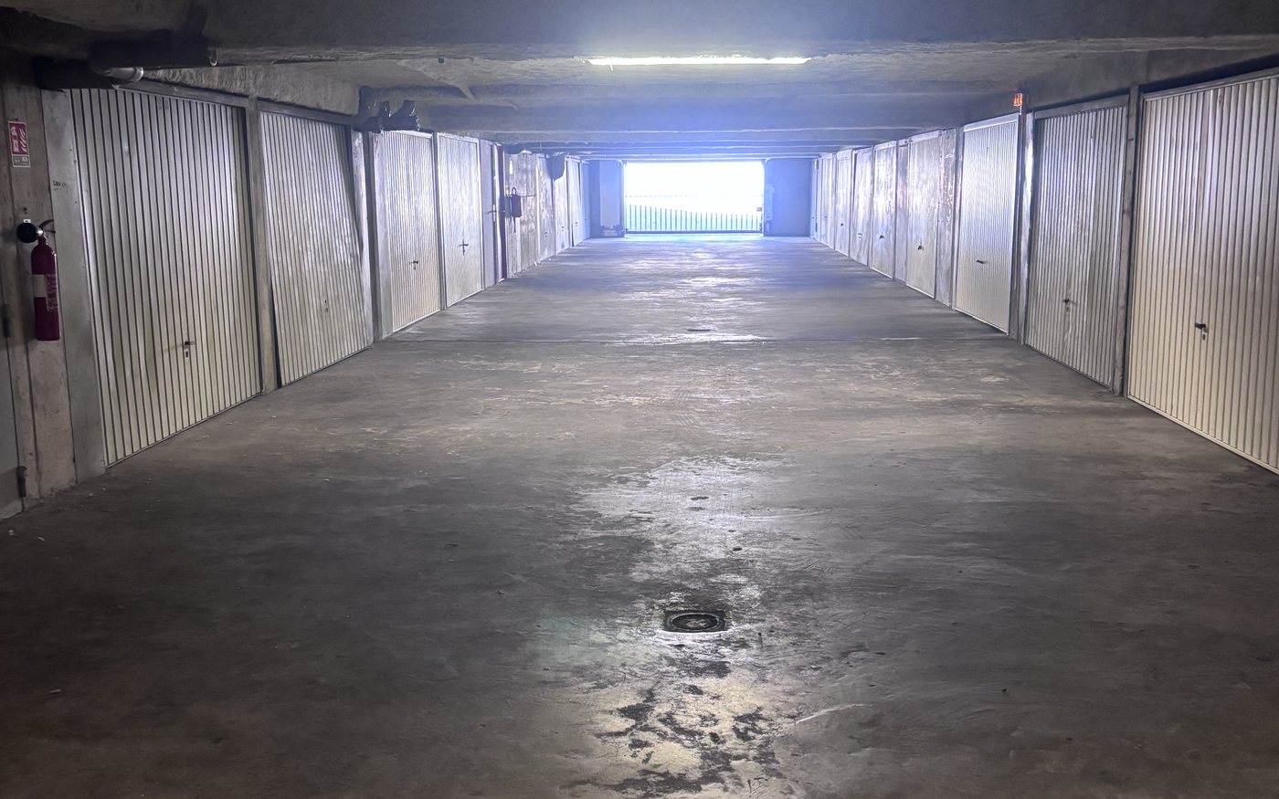 Parking souterrain de copropriété équipé en vidéosurveillance